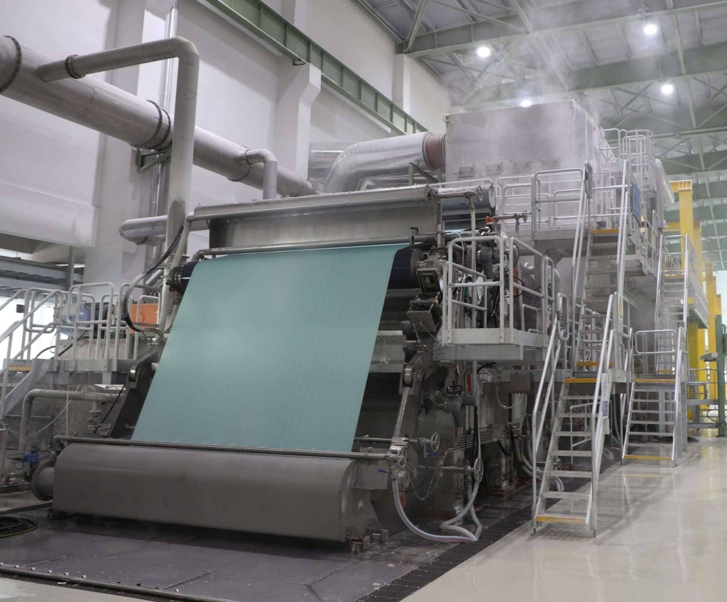 خط إنتاج مناديل ورقية متكامل