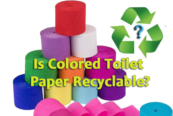 olored toilet paper rolls
